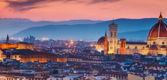 panorama Firenze tramonto