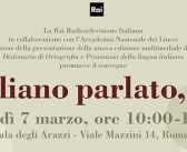L’italiano parlato, oggi – Presentazione del DOP