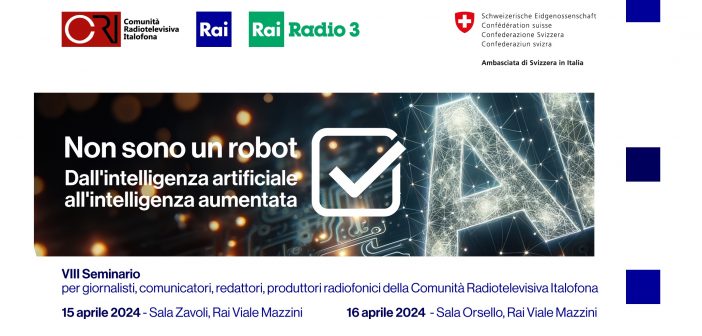 Aprile 2024 – Seminario Non sono un robot  Dall’intelligenza artificiale all’intelligenza aumentata