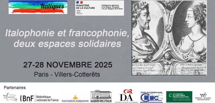 Convegno internazionale “Italofonia e francofonia, due spazi solidali”
