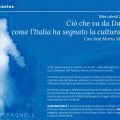 Ciò che va da Dante a Borges come l’Italia ha segnato la cultura in spagnolo